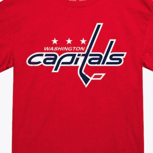 Reebok Other - Reebok Washington Capitals NHL Short Sleeve Red Shirt Size L NWOT